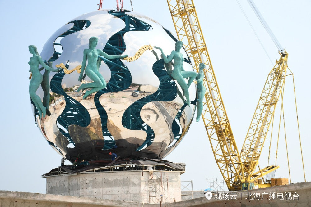 Mirror-polished Hollow Stainless Steel Large Ball